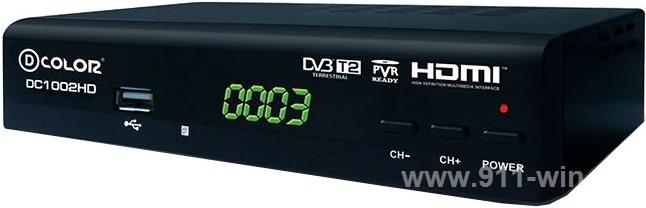 ТВ приставка D-COLOR DC1002HD - позволяет вести запись в хорошем качестве